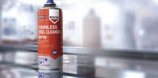 Limpiador de acero inoxidable para cocinas industriales