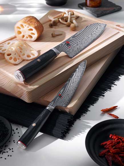 Cuchillos japoneses Miyabi de acero damasco - Claudia&Julia