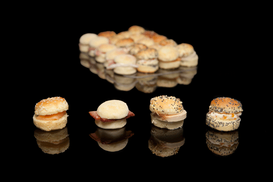 Estas mini-hamburguesitas son una solución perfecta para catering y para tapas