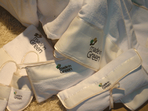 Una amplia gama de lencería de baño y spa con el certificado Made in Green