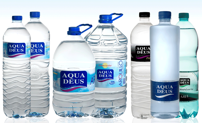 El agua mineral Aquadeus se ofrece en una amplia gama de formatos, también para hostelería