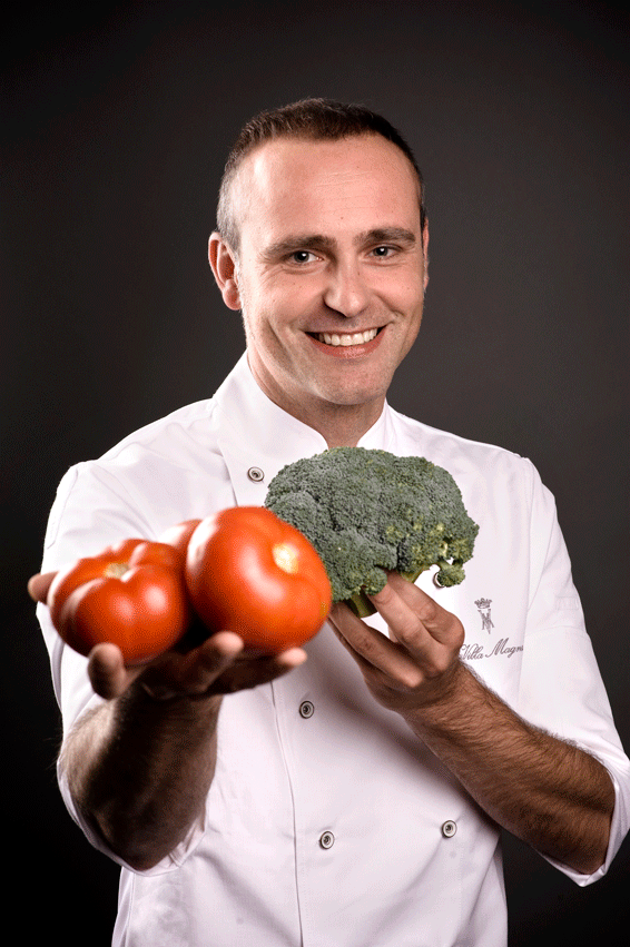 Rodrigo de la Calle es conocido como el chef de la gastrobotánica