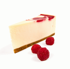 Cheesecake estilo NewYork con frambuesa