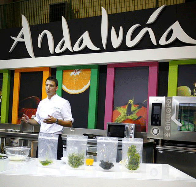 Demostración de cocina en Andalucía Sabor