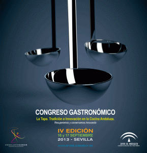 Cartel del congreso gastronómico de Andalucía Sabor