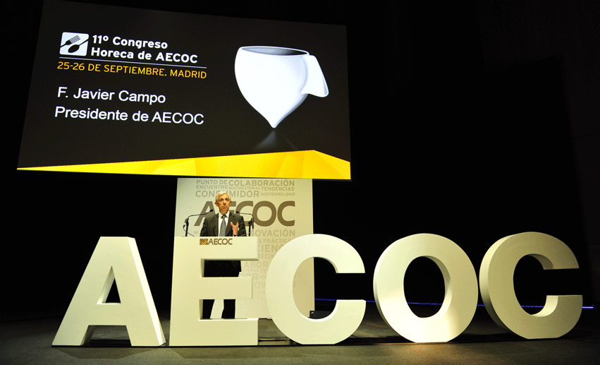 Javier Campo, presidente de Aecoc, en la inauguración del Congreso Horeca