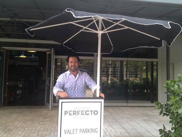 Óscar Manresa, en su nuevo restaurante Perfecto, en Miami