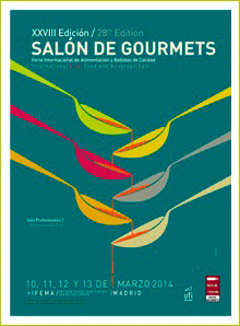 Cartel del Salón de Gourmets 2014