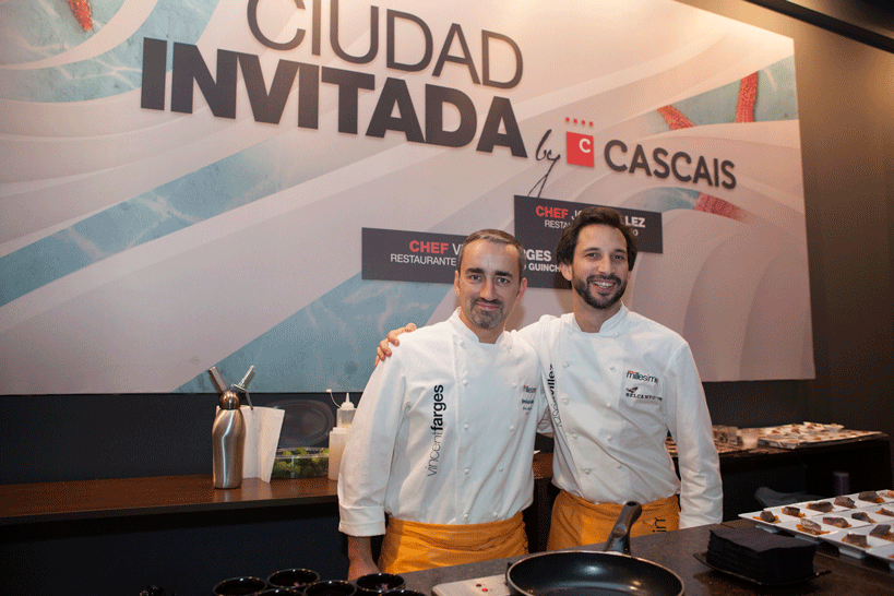 Los chefs representantes de Portugal, José Avillez y Vincent Farges