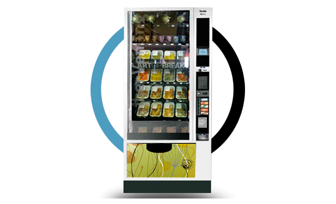 Samba Food Vip, la máquina vending que expende platos preparados