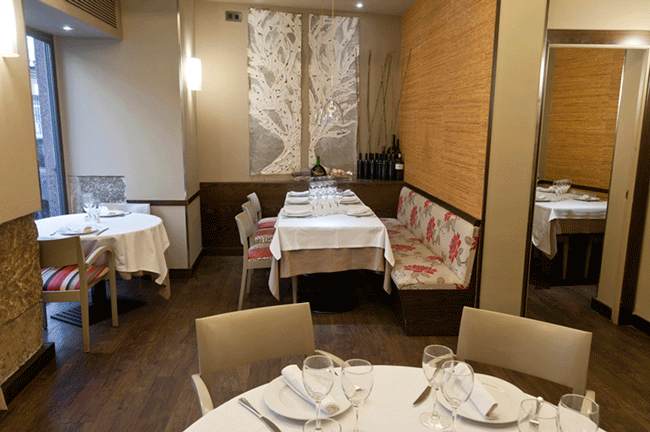 Profesionalhoreca, sala del restaurante Ponzano