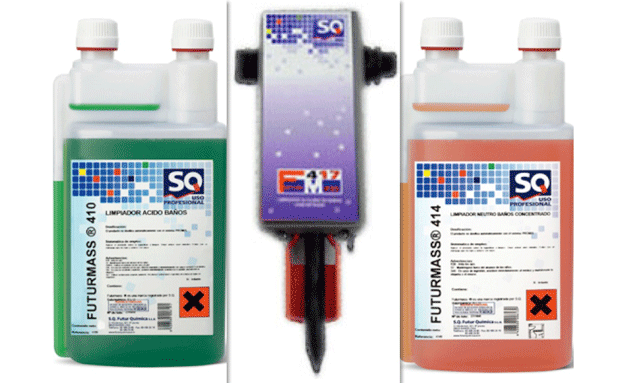 Prpfesionalhoreca,productos de limpieza ultraconcentrados, con sistema de dosificación o botella dosificadora