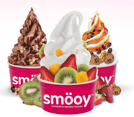  helados de yogur de Smöoy