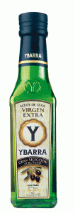 Botella irrellenable de aceite de Ybarra