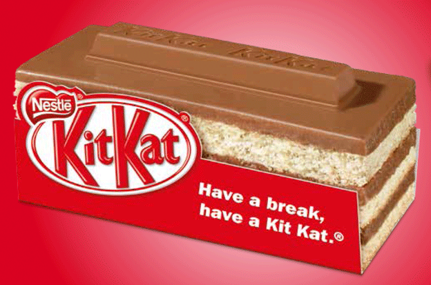 El Kit Kat es ahora un pastel