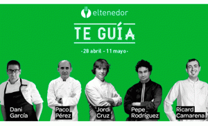 Los cinco chefs que participan en esta edición de Eltenedor te guía