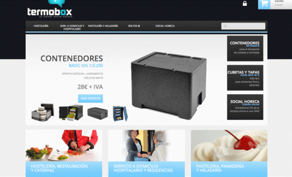 La home de Termobox.es