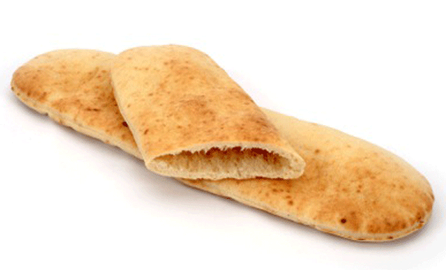 Pan de pita flauta