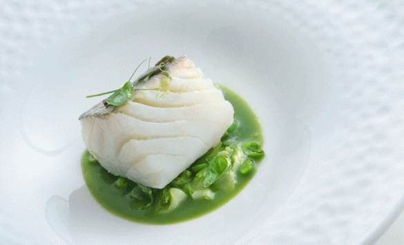 Bacalao con guisantes, de Ricardo Sotres