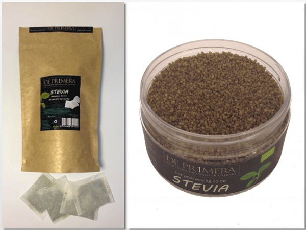 Stevia en forma de infusión y en extracto puro cristalizado