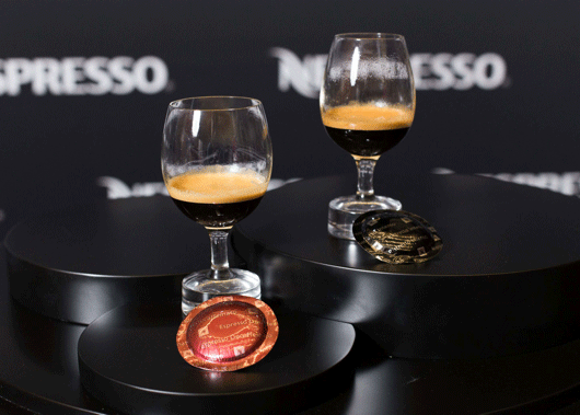 Las dos copas Riedel para degustar al máximo los Grand Crus de Nespresso