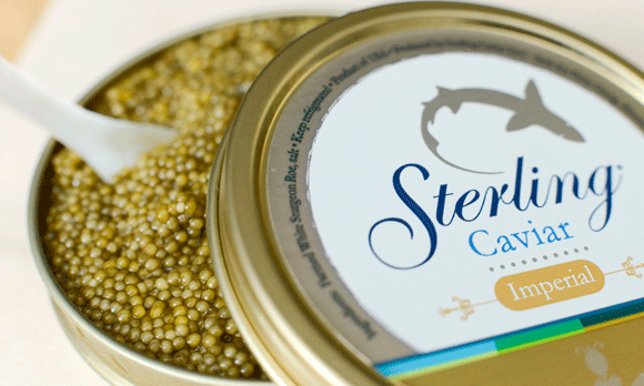 El exclusivo caviar sostenible Sterling