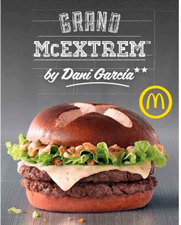 La hamburguesa creada por Dani García para McDonald's