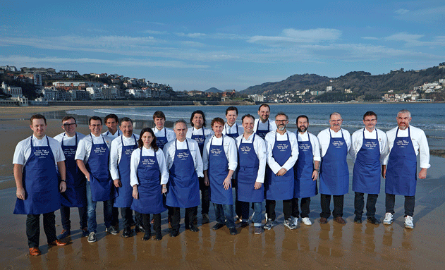 Los cocineros que apoyan la campaña de Oceana, en san Sebastián
