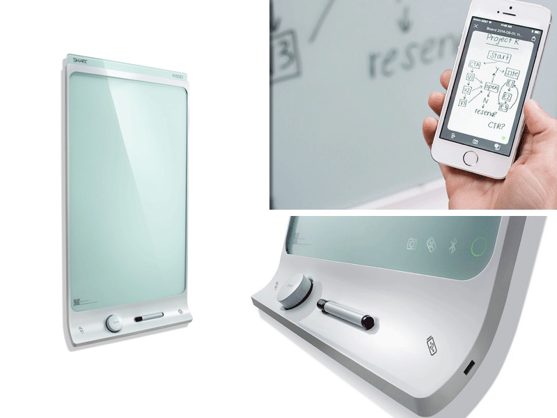 El cuidado diseño de la Smart Kapp, que permite ver y compartir el contenido de teléfonos inteligentes, tablets y ordenadores