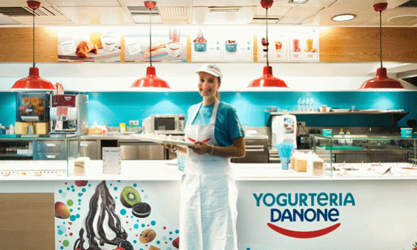 Imagen de una Yogurtería Danone