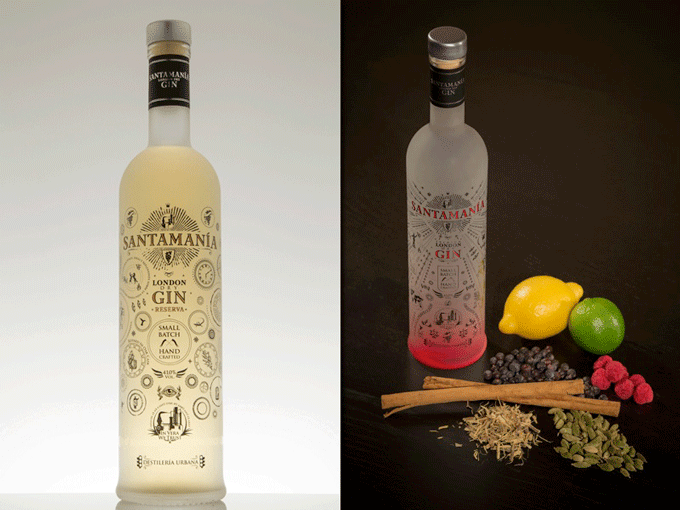 Las dos ginebras London Dry Gin de Santamanía