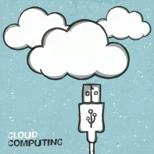 Dibujo de cloud computing