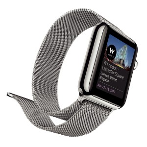 Un Appl Watch, como reloj y cronómetro