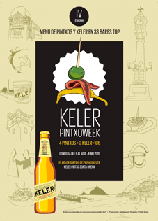 Cartel de la Keler Pintxo Week