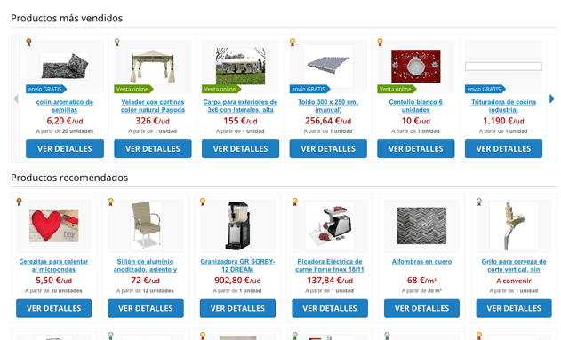 Productos para el canal horeca en oferta en SoloStocks.com
