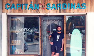 Carlos Quero y su tienda Capitán de las Sardinas