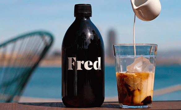 Botella de café frio Fred