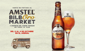 Cartel del Amstel Bilboro Market