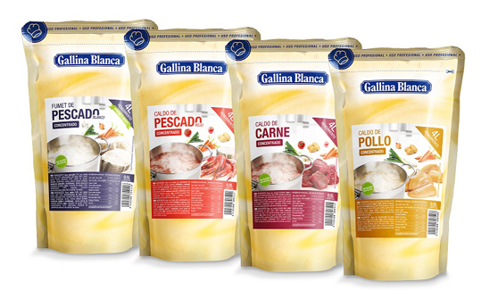 Caldos líquidos concentrados de Gallina Blanca Foodservice