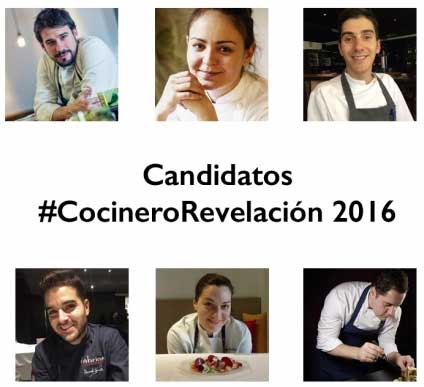 Los candidatos a Cocinero Revelación en Madrid Fusión 2016