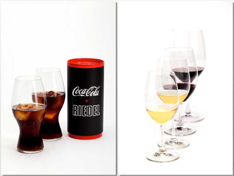 La web permite adquirir el mítico vaso de Coca Cola y diferentes copas Riedel