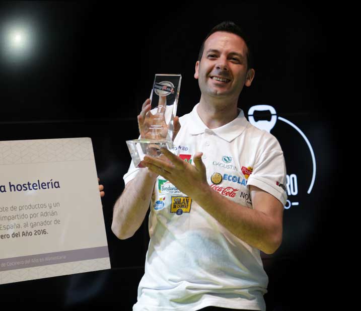 Óscar Quintana, vencedor del II Concurso Camarero del Año