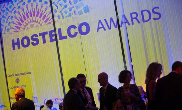 Celebración de entrega de premios en la última edición de los Hostelco Awards
