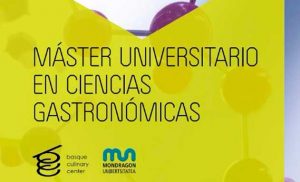Logo del master Universitario en Ciencias Gastronómicas