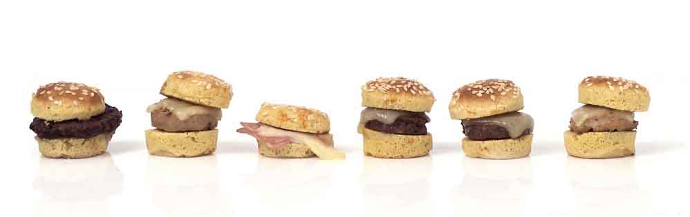 Micro hamburguesas de Ibepan