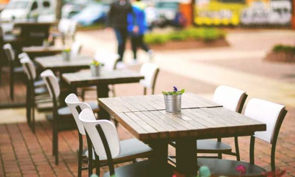 Terraza de bar