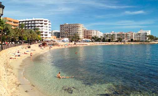 Playa de Santa Eulàlia, en Ibiza