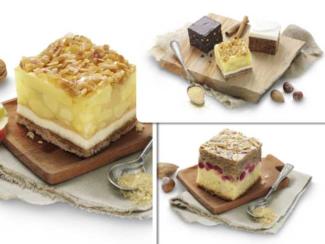 Diferentes Cubi-Cakes de Erlenbacher