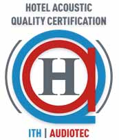Logo del certificado de calidad acústica AQH
