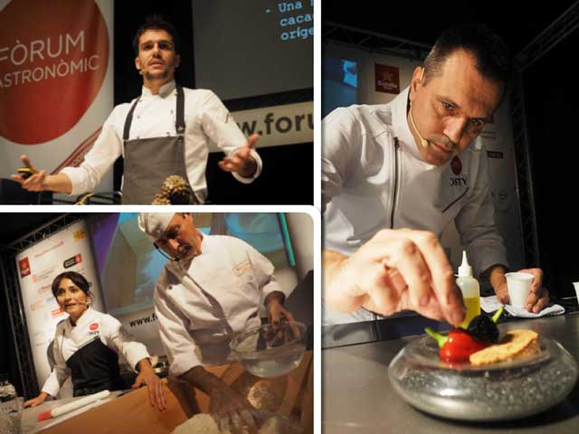 Chefs en el Fòrum Gastronòmic de Barcelona